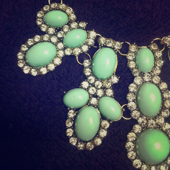 Turquoise statement necklace