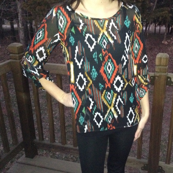 New! Black tribal with open tulip back - Picture 2 of 2