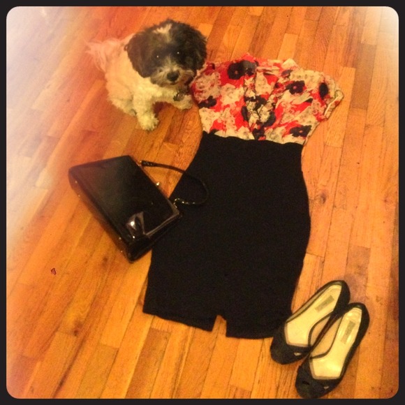 ❗️VINTAGE RETRO FITTED DRESS❗️ - Picture 1 of 4