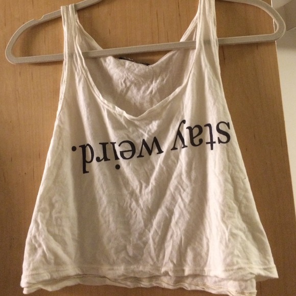 SOLD! - Brandy Melville stay weird tank