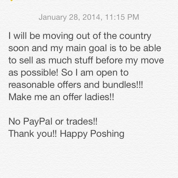 Moving Sale