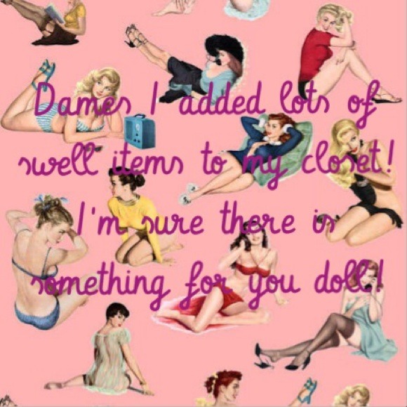 DAMES I HAVE ADDED MANY NEW ITEMS!
