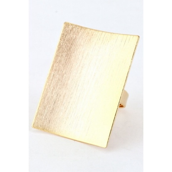 Venus Matte Gold Ring