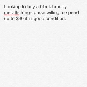 Looking for brandy purse