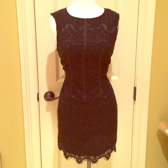 Moon Collection Lace Overlay Dress