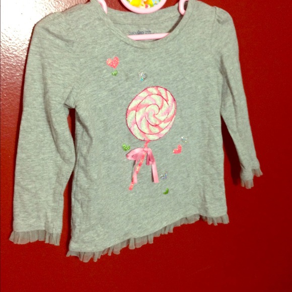 Girls gap long sleeve top 18-24 months