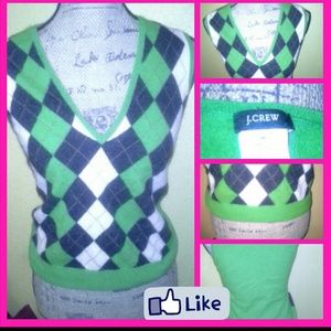 Argyle J. CREW vest