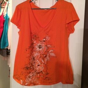 Pretty top and brown top bundle