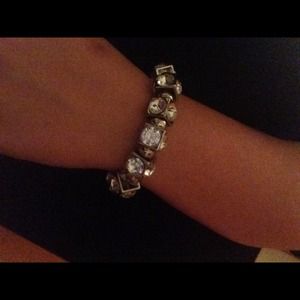 Silver crystal bracelet!