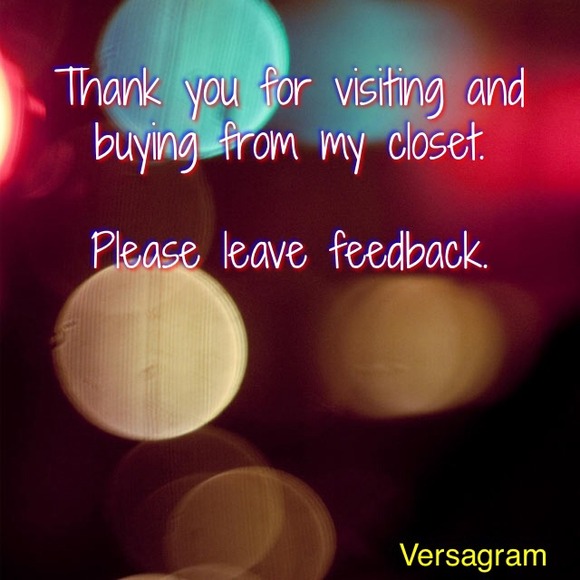 Please leave feedback.