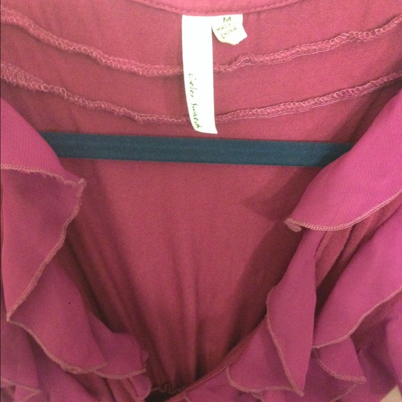 Magenta elastic dress - Picture 3 of 3
