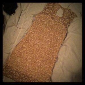 Super cute floral/lace mini dress!