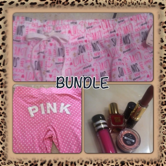 4fashionstarr: VS pj pants, sleep short & makeup