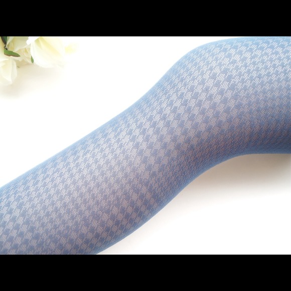 Houndstooth pattern tights