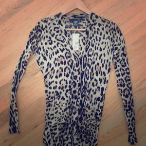 Leopard cardigan
