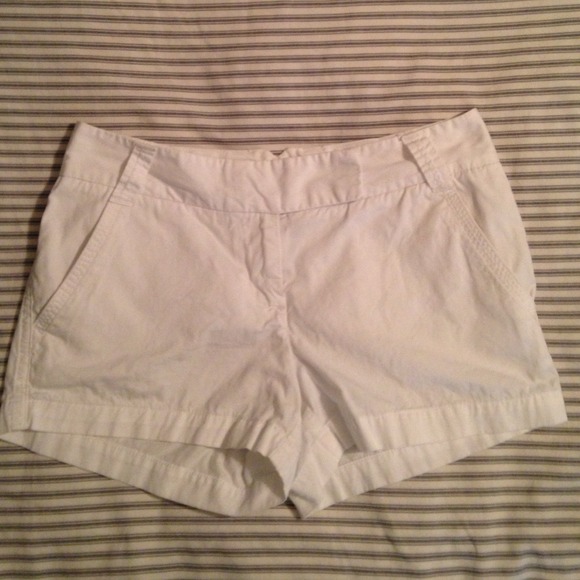 J Crew Chino Classic Twill white shorts