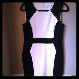 Calvin Klein dress Color block size 8