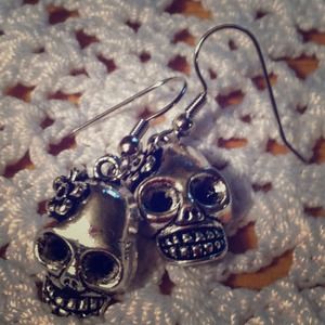 Sugar skull earrings