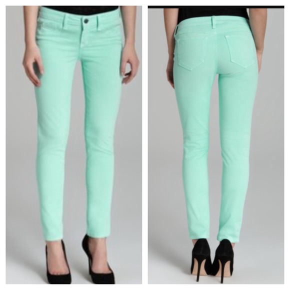SOLD Design Lab Denim - SOLD Design Lab Mint Skinny Ankle Jean