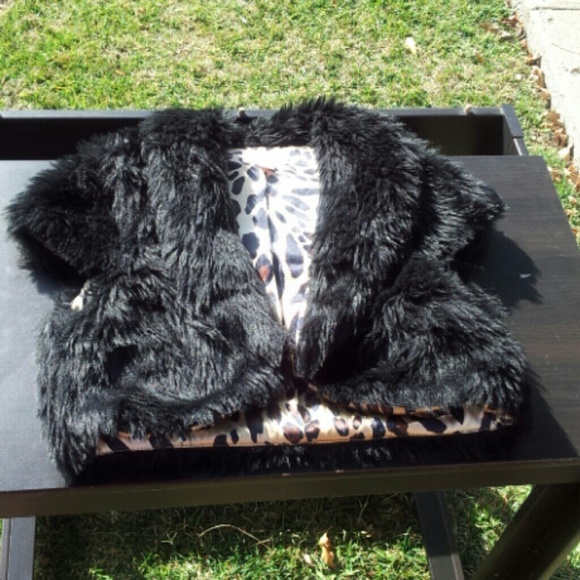 Faux fur vest