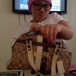 Authentic Coach Top Handle Satchel