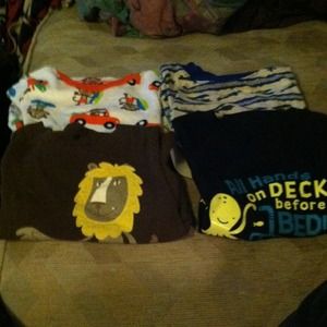 Four toddler boys t-shirts size 4T