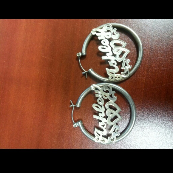 Price slashhh Ashley name earrings