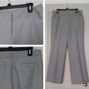 Light Grey Work Slacks Pants Trousers Modern Fit