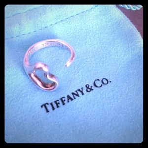 Tiffany Elsa Peretti Open Heart Ring