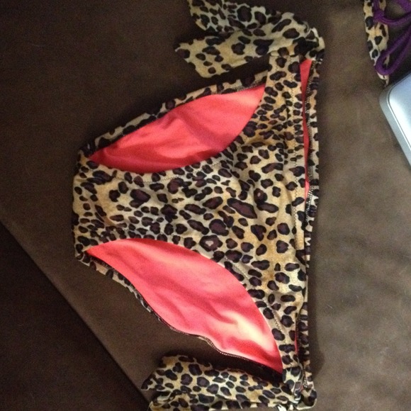 Leopard print small Victorias Secret Bikini Bottom