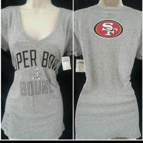 SF 49ers VS pink Shirt Hold - Picture 1 of 1