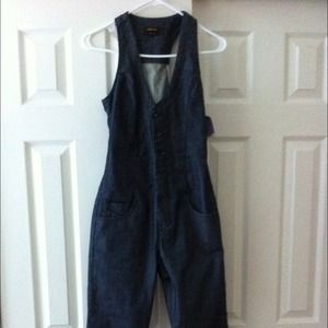 Jean jump suit