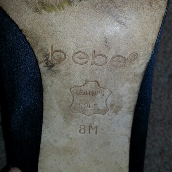 Black BEBE Heels - Picture 3 of 3