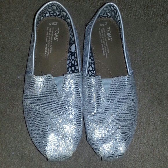 Glitter Silver Toms
