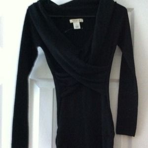 Black sweater or sweater dress
