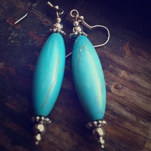 Turquoise dangle earrings