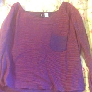 BDG striped shirt from UO, size xs