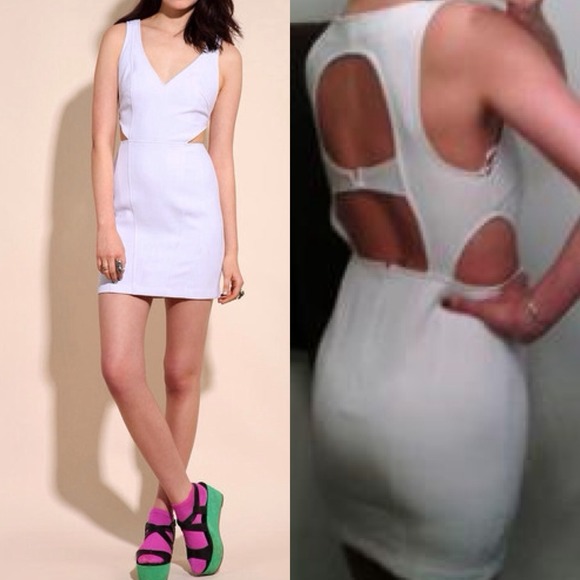 NWT Urban Outfitters White Cutout Dress