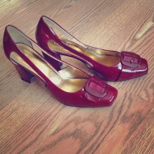 Red Etienne Aigner heels