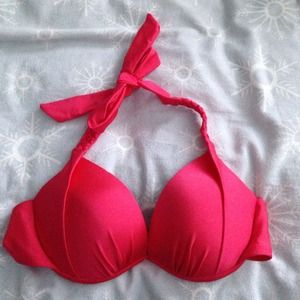 Reduced! Dark pink bikini top.