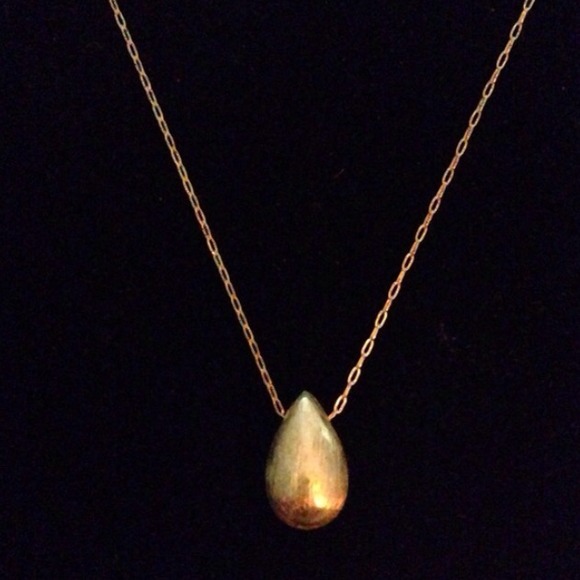 Vermeil Drop Necklace