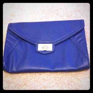 Cobalt Blue Envelope Clutch