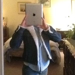 Lined denim jacket reduced