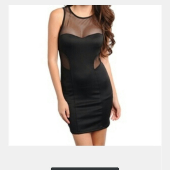 Sexy little black dress.
