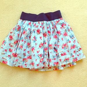 Abercrombie floral skirt