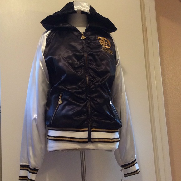 Reduce Price: Black Silk Dereon Jacket