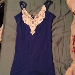 Blue tank top
