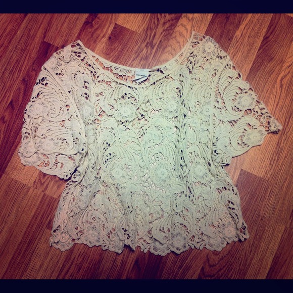 Lace crop top - Picture 1 of 2