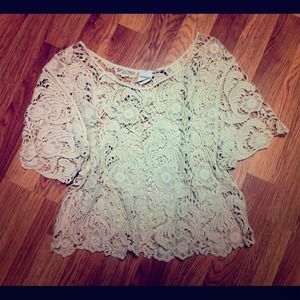 Lace crop top