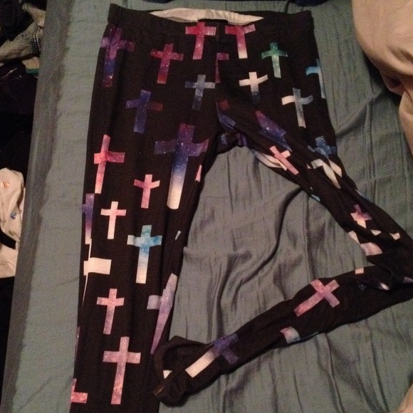 Cross galaxy leggings